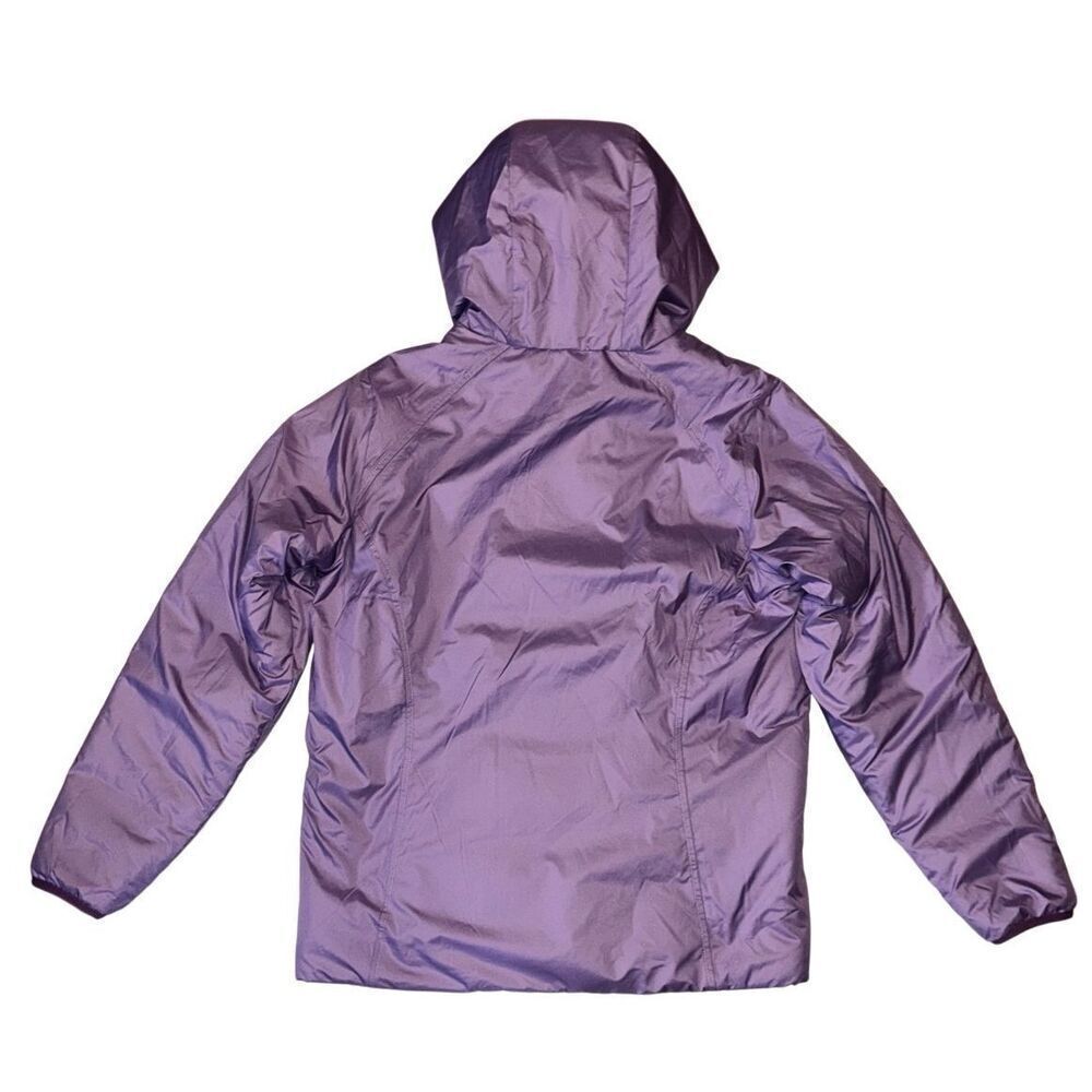 The North Face Jacket Girls XL 18 Purple Perseus Reversible Fleece Ski Snow - Picture 3 of 5